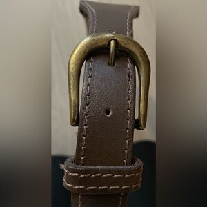 Women’s Vintage Multicoloured Insert Leather Belt